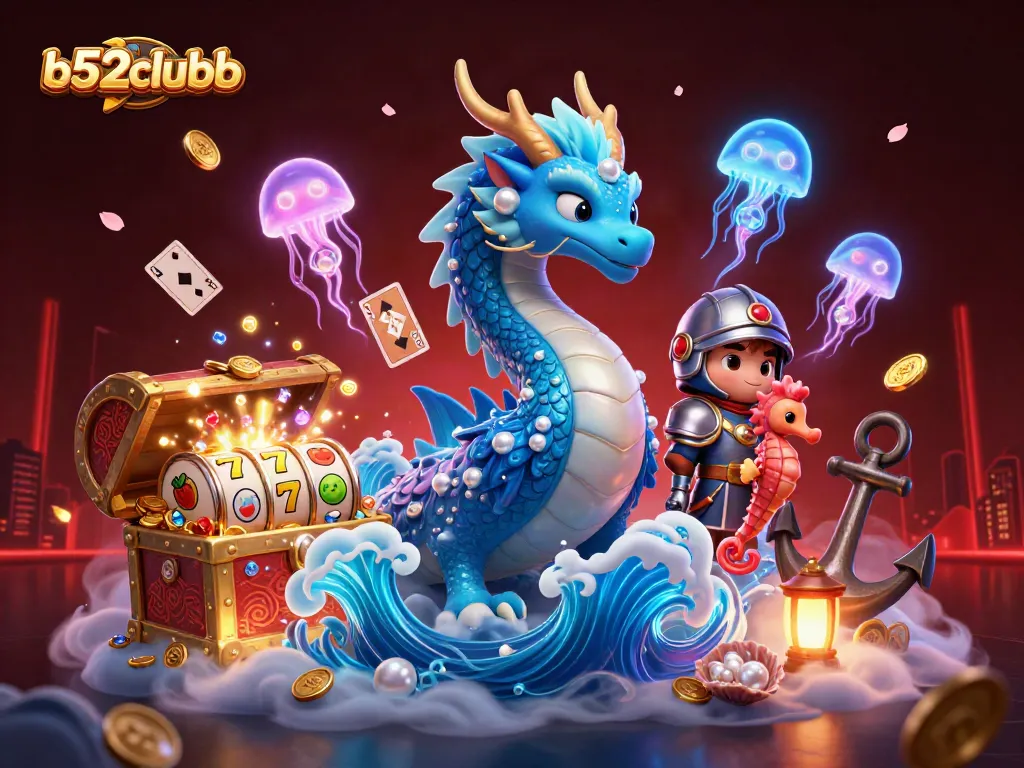 Engage with thrilling gameplay at b52clubb while experiencing the vibrant 3D underwater casino world.