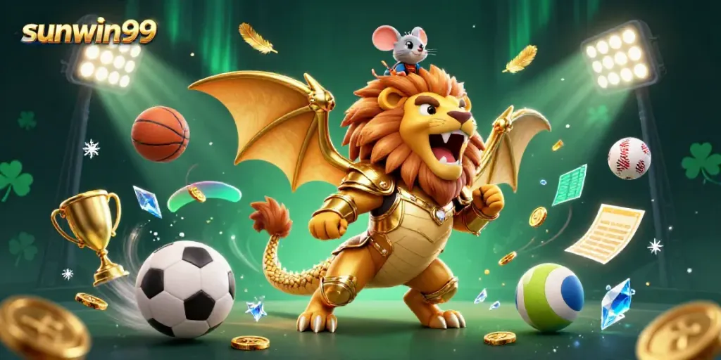 Experience thrilling gameplay with sunwin99 featuring a vibrant chimera and dynamic sports elements.