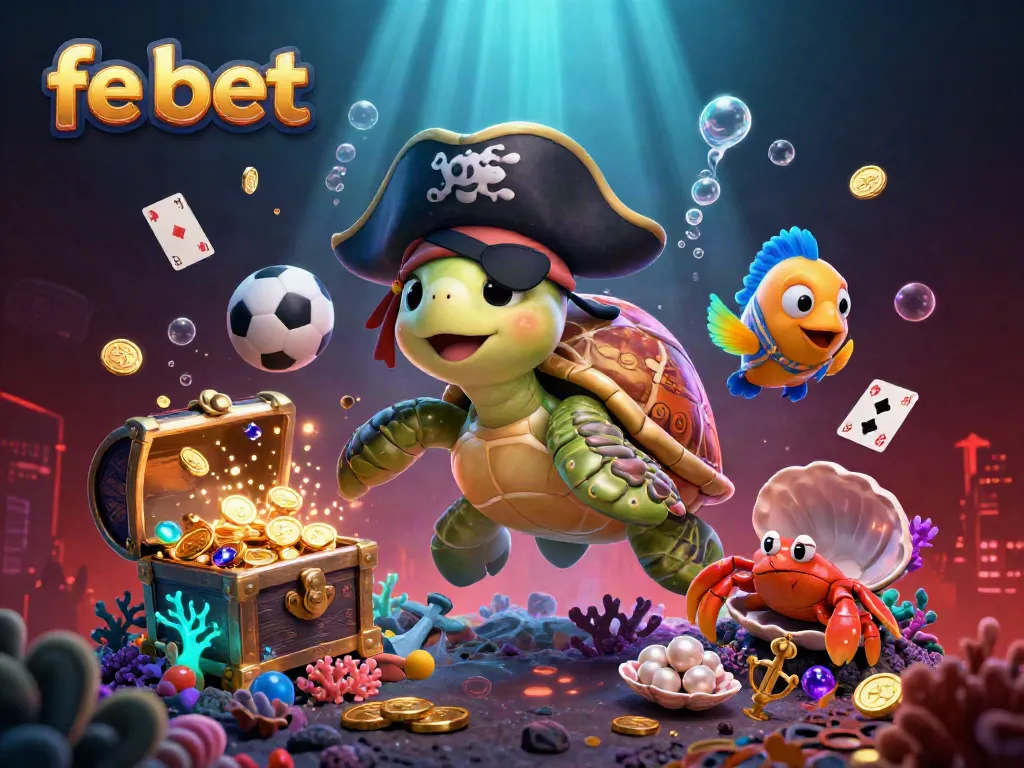 Engage in thrilling gameplay at fe bet with pirate-themed treasures and popular sports betting elements.