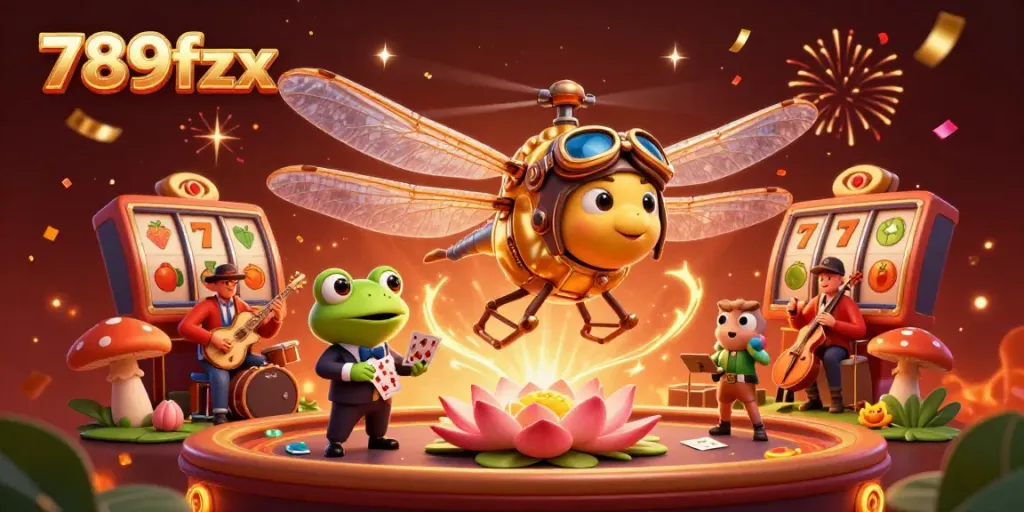 Experience thrilling action at the 789fzx casino, featuring dynamic characters and vibrant gaming elements.