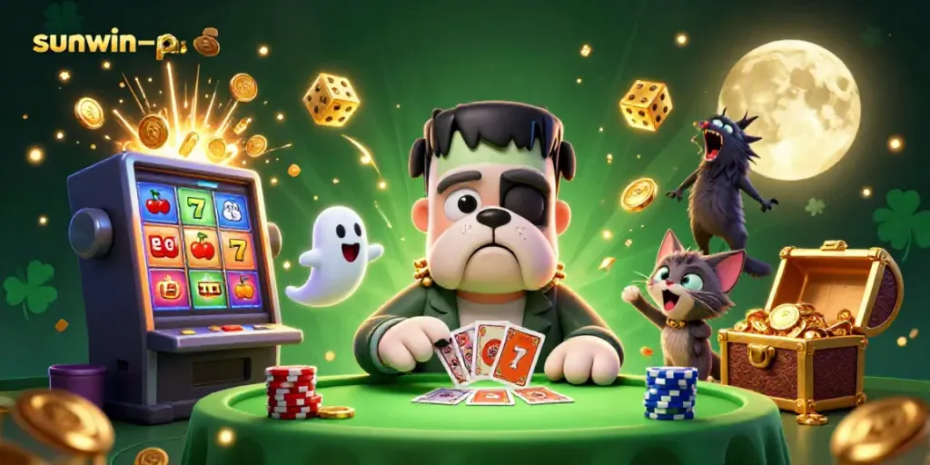 Engage with sunwin-pro's vibrant casino experience featuring 3D characters and dynamic game elements.