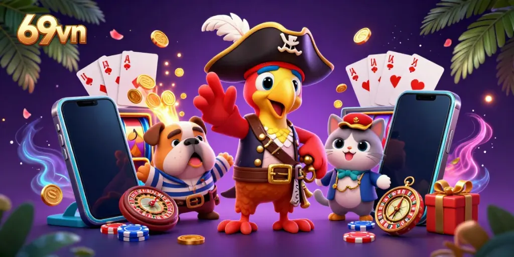 Engage with thrilling slot adventures at 69vn featuring lively characters and exciting gameplay.
