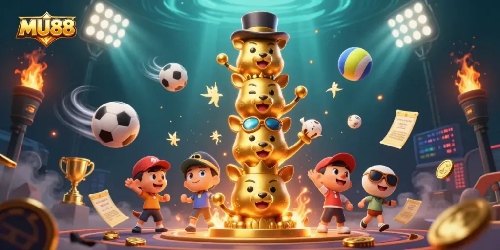Experience thrilling gambling action at MU88 with captivating totem and sports elements